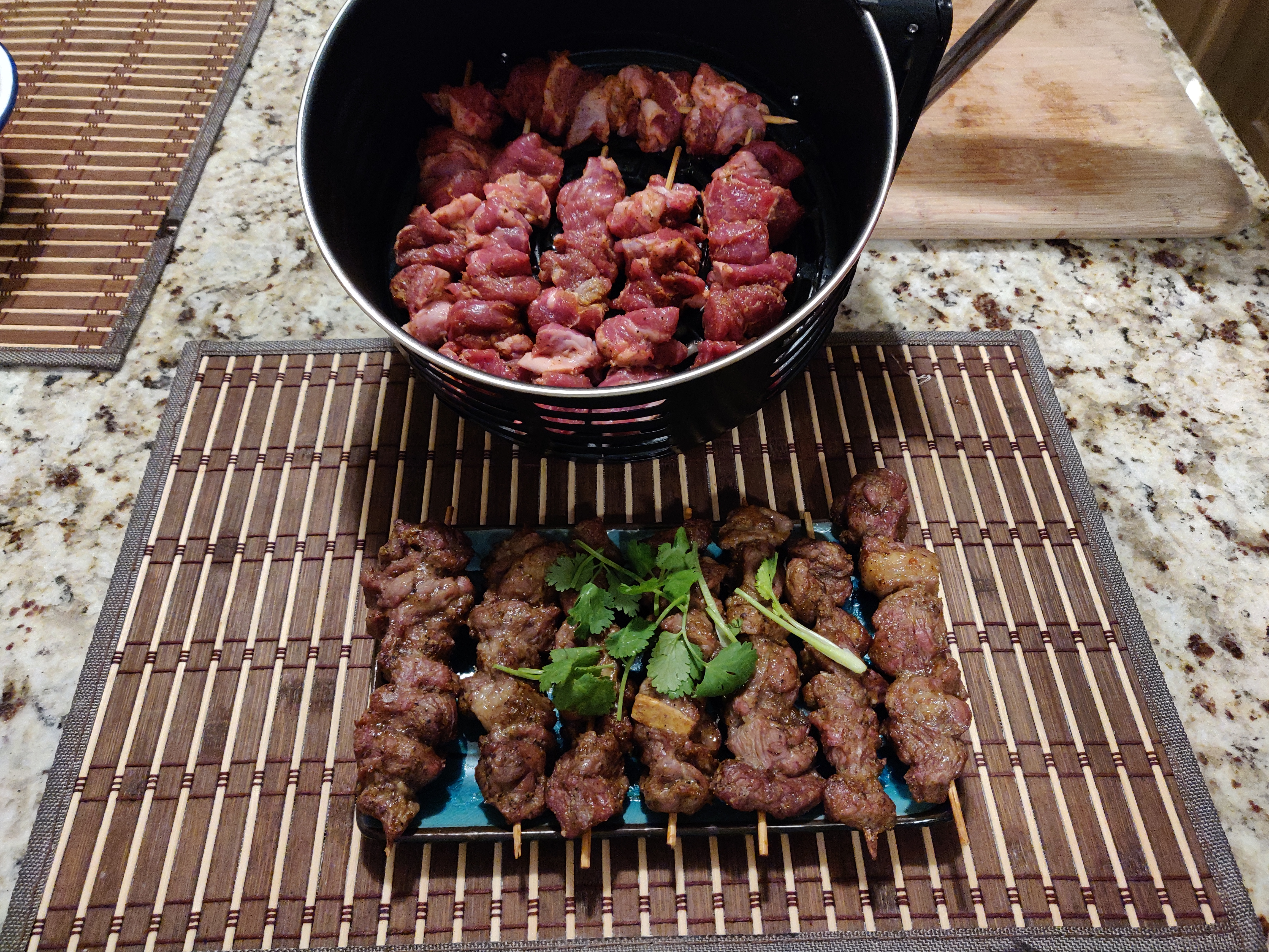 空气炸锅羊肉串