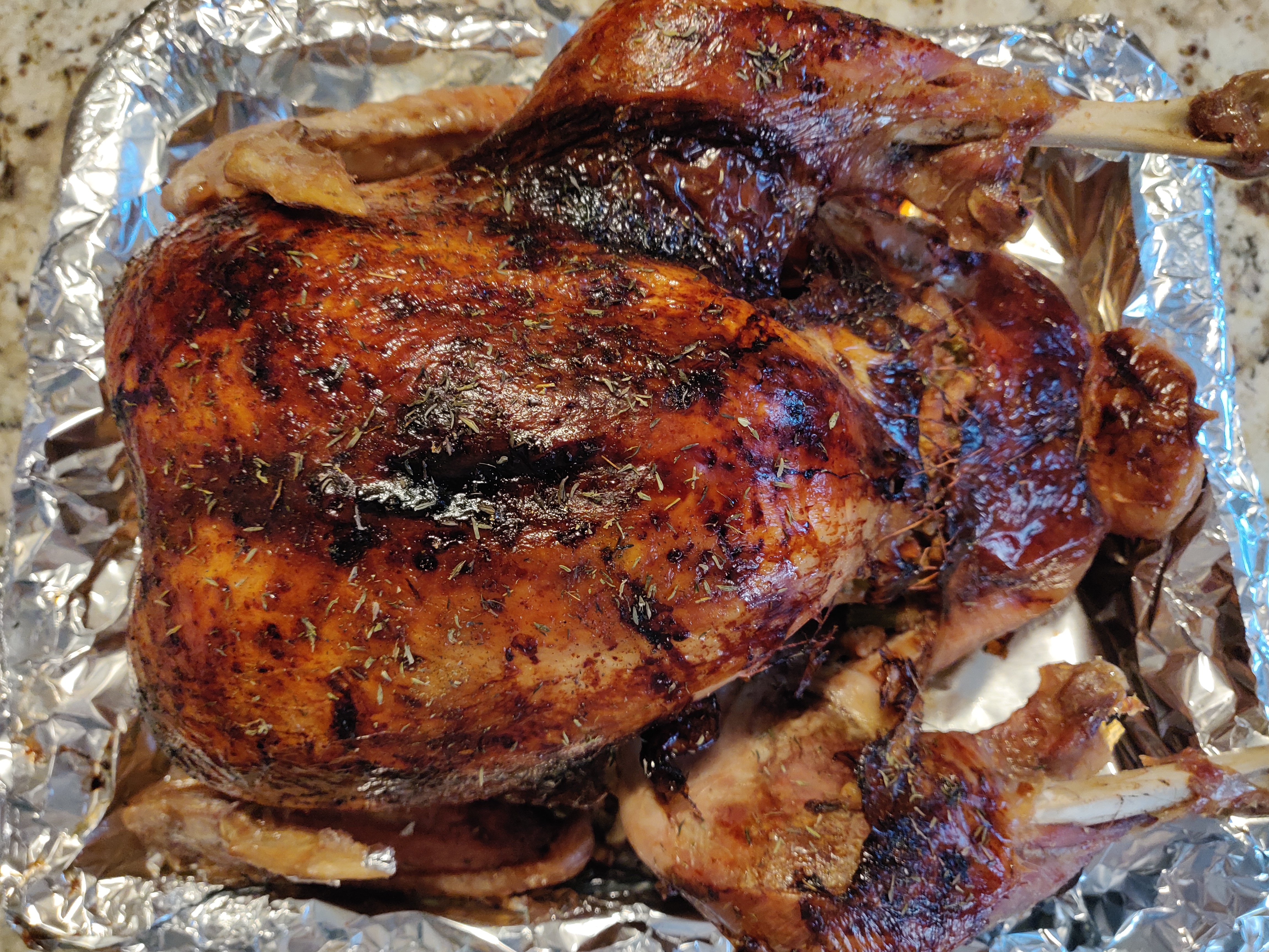 北美传统烤火鸡